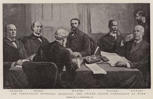 ベネズエラ境界問題、米国労働委員会 作： Charles J. Staniland